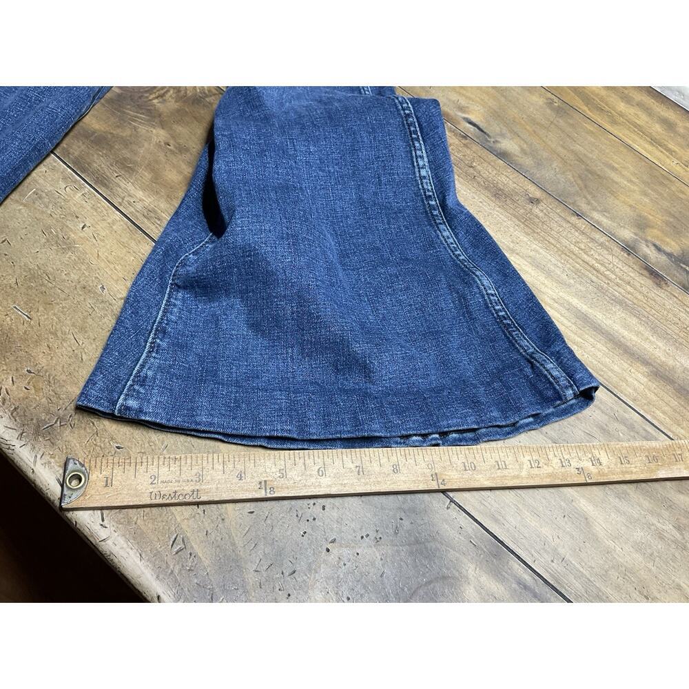Wrangler Retro High Rise Flare Denim Bell Jeans Womens Size 29 ALTERED - Picture 10 of 11